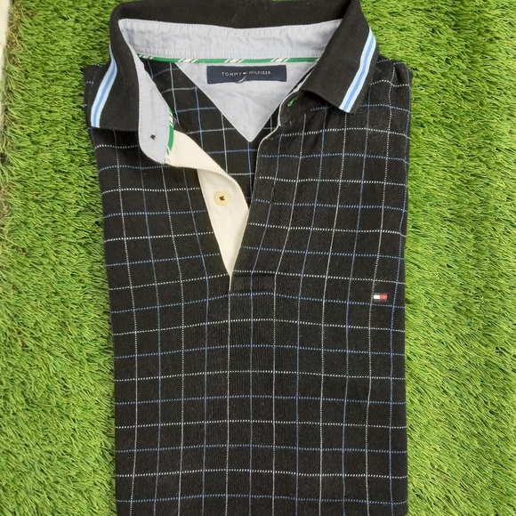 TOMMY HILFIGER short sleeve polo shirt size medium - Picture 4 of 4